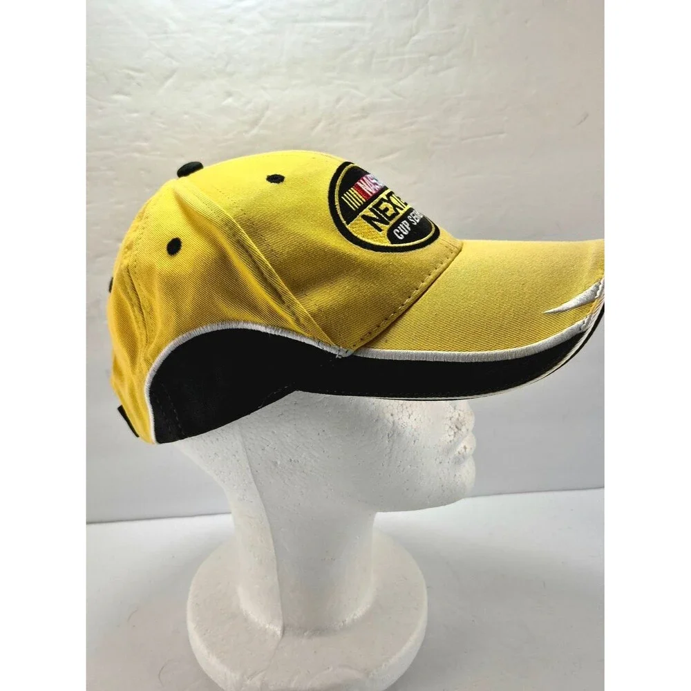 NWOT NASCAR Nextel Cup Series Hat Yellow Black ISC Motorsports Vintage Racing Ca